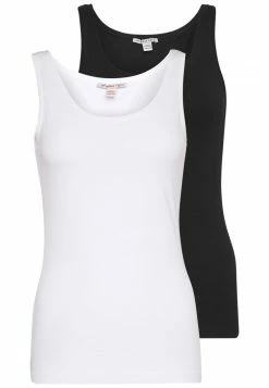 Anna Field 2 PACK - Top - Black/white, Mujer