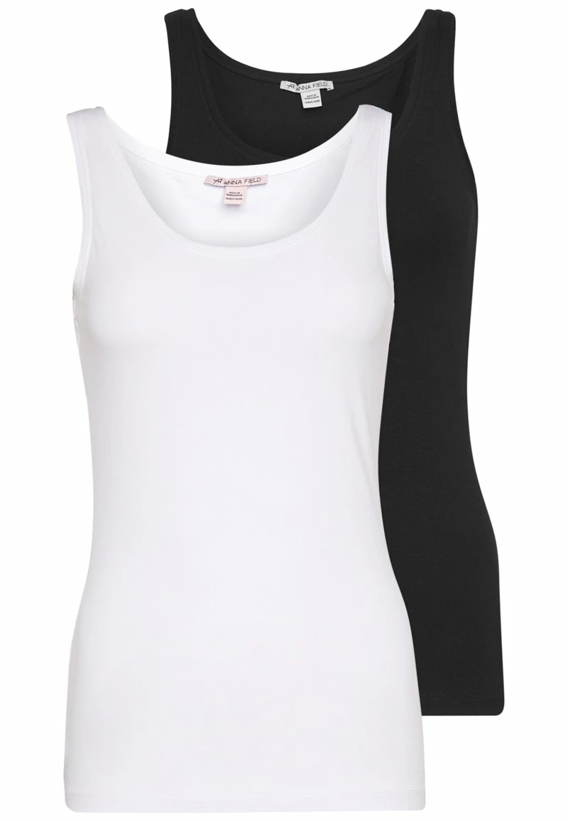 Anna Field 2 PACK - Top - Black/white, Mujer 3 Anna Field 2 PACK - Top - Black/white, Mujer