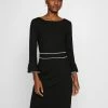 Anna Field Vestido De Tubo - Black/white, Mujer