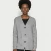 Anna Field Chaqueta De Punto - Mottled Grey, Mujer