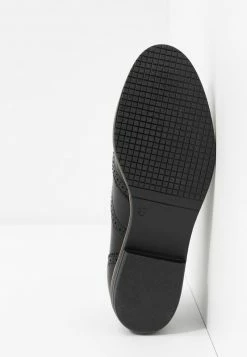 Anna Field LEATHER FLAT SHOES - Zapatos De Vestir - Black, Mujer -ANNA FIELD Ventas e2225a500be3433abe693107388f798a