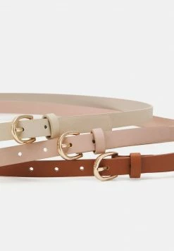 Anna Field 3 PACK - Cinturón - Cognac/beige /pink, Mujer -ANNA FIELD Ventas e2ae15511504463ba0f3760b7b33d626