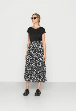 Anna Field 3 PACK - Camiseta Básica - Black/white/light Blue, Mujer