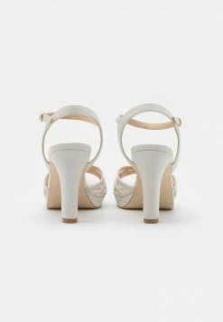 Anna Field LEATHER - Sandalias De Tacón - White, Mujer -ANNA FIELD Ventas e4eb58c634fb488493715e995ec81654