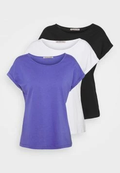 Anna Field 3 PACK - Camiseta Básica - Black/white/blue, Mujer -ANNA FIELD Ventas e5268518d1c74cf3a8052b5fb2d4e86c