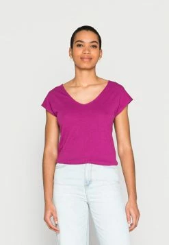 Anna Field Camiseta Básica - Purple, Mujer