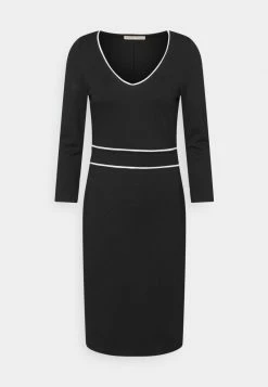 Anna Field Vestido Ligero - Black/white, Mujer