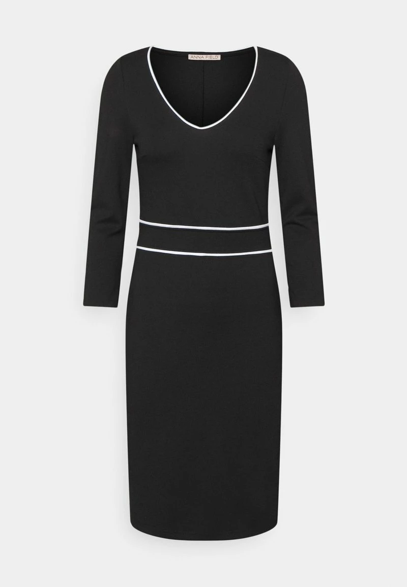 Anna Field Vestido Ligero - Black/white, Mujer 3 Anna Field Vestido Ligero - Black/white, Mujer