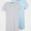 Anna Field 2 PACK - Camisón - Dark Grey/dark Blue, Mujer -ANNA FIELD Ventas e68fe69fac644b89942eb52a7bc812f1