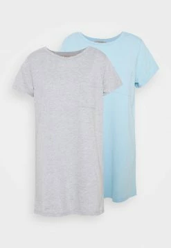 Anna Field 2 PACK - Camisón - Dark Grey/dark Blue, Mujer