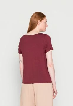 Anna Field Camiseta Básica - Dark Red, Mujer -ANNA FIELD Ventas e76bc97ead344327a2d6f0a5a97e2ad3