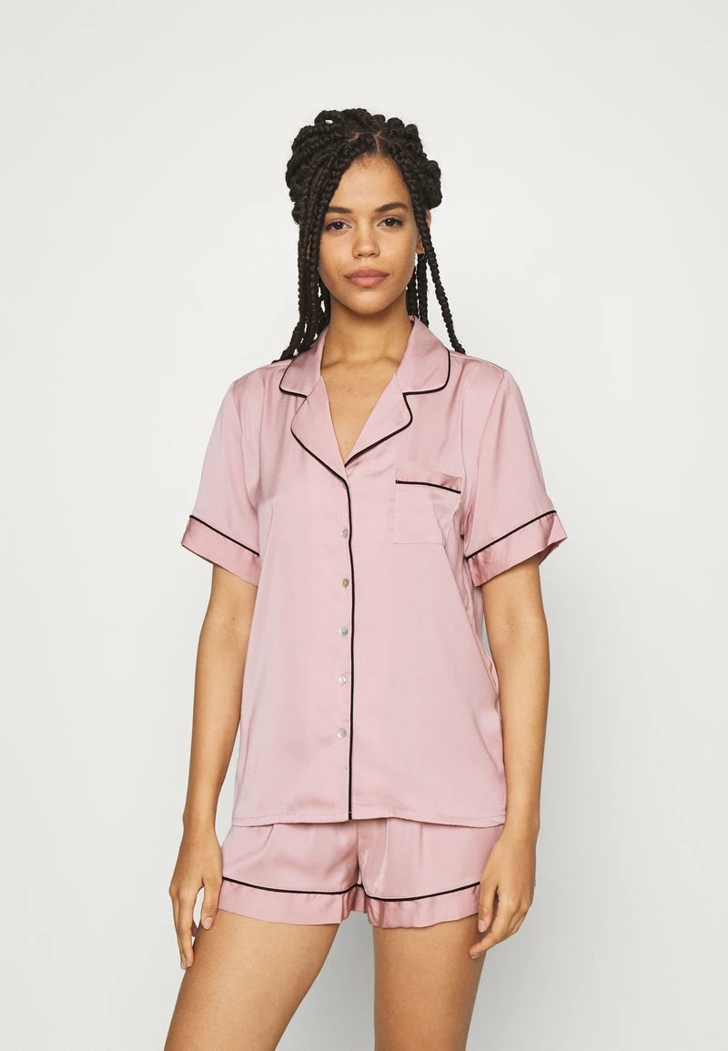 Anna Field AMANDA SHORT SLEEVE PJ SET - Pijama - Pink, Mujer 3 Anna Field AMANDA SHORT SLEEVE PJ SET - Pijama - Pink, Mujer