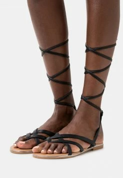 Anna Field Sandalias De Dedo - Black, Mujer