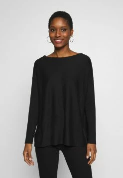 Anna Field BATWING JUMPER BOATNECK - Jersey De Punto - Black, Mujer