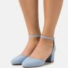 Anna Field Tacones - Light Blue, Mujer