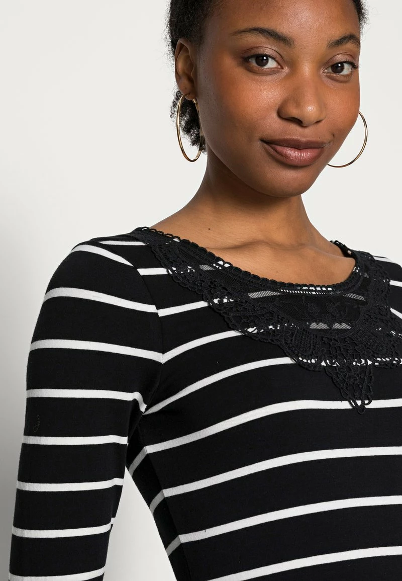 Anna Field Camiseta De Manga Larga - Black/white, Mujer 7 Anna Field Camiseta De Manga Larga - Black/white, Mujer - Imagen 5