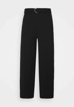 Anna Field BELTED FLARED LEG PANTS - Pantalones - Black, Mujer -ANNA FIELD Ventas ec45fe968c954d379280fe6888427538