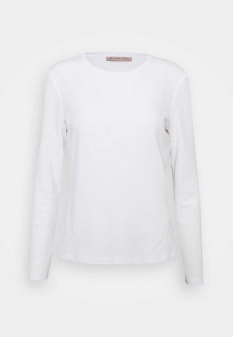 Anna Field WAFFLE PIQUÉ - Camiseta De Manga Larga - White, Mujer 7 Anna Field WAFFLE PIQUÉ - Camiseta De Manga Larga - White, Mujer - Imagen 5