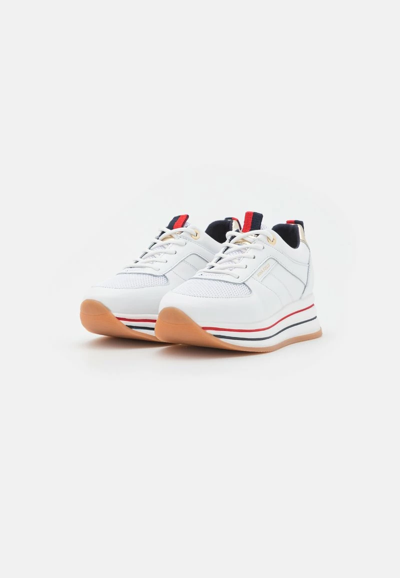Anna Field LEATHER - Zapatillas - White/gold, Mujer 5 Anna Field LEATHER - Zapatillas - White/gold, Mujer - Imagen 3