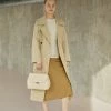 Anna Field Bolso De Mano - Beige, Mujer