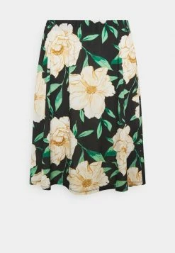 Anna Field Falda Acampanada - Black/multi-coloured, Mujer