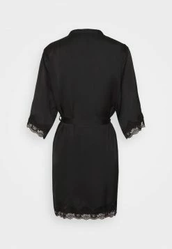 Anna Field ARIANA SATIN KIMONO - Albornoz - Black, Mujer -ANNA FIELD Ventas f4dc755ca8054bf28243fa2677461712