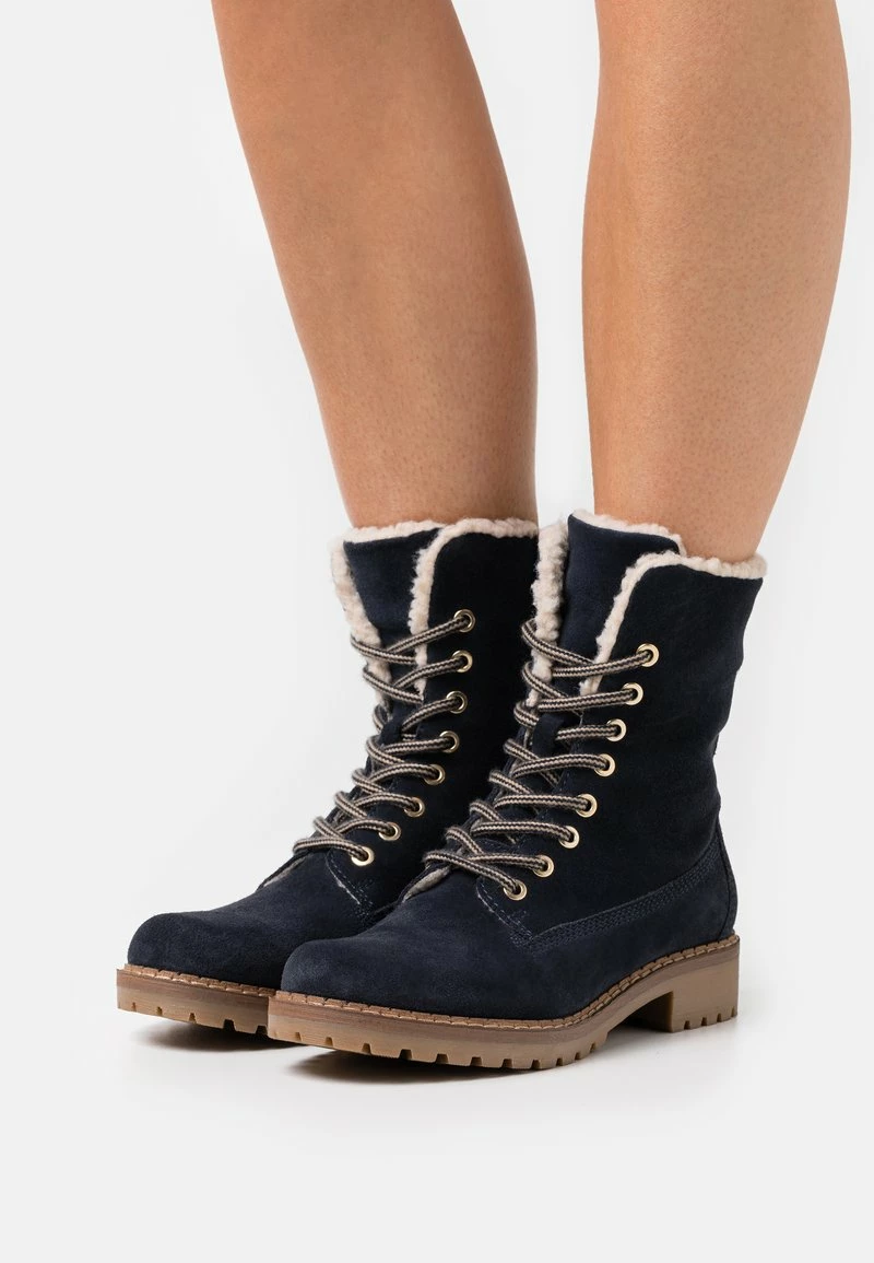 Anna Field Botines Con Cordones - Blue, Mujer 3 Anna Field Botines Con Cordones - Blue, Mujer