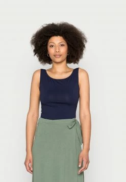 Anna Field Top - Dark Blue, Mujer