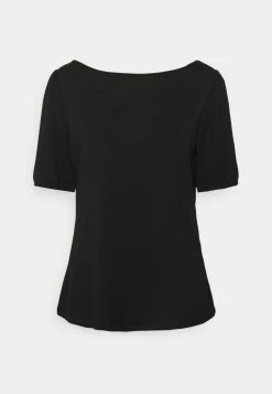 Anna Field Camiseta Básica - Black, Mujer