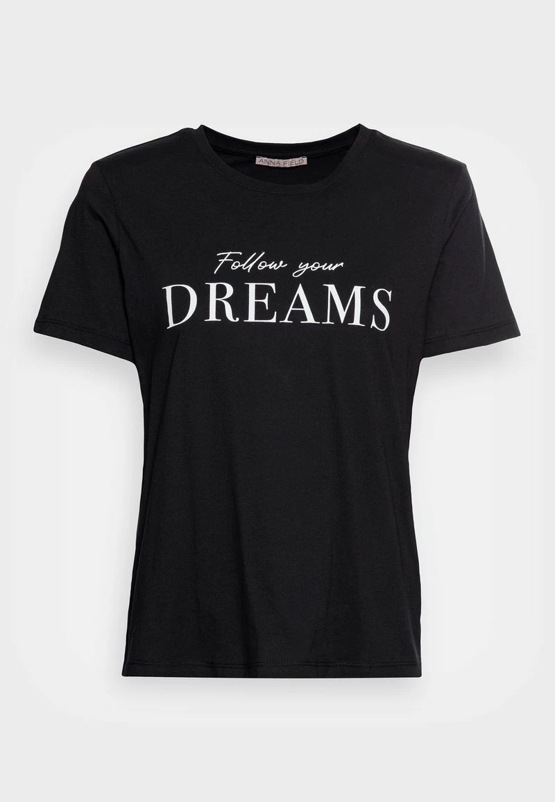 Anna Field Camiseta Estampada - Black, Mujer 6 Anna Field Camiseta Estampada - Black, Mujer - Imagen 4