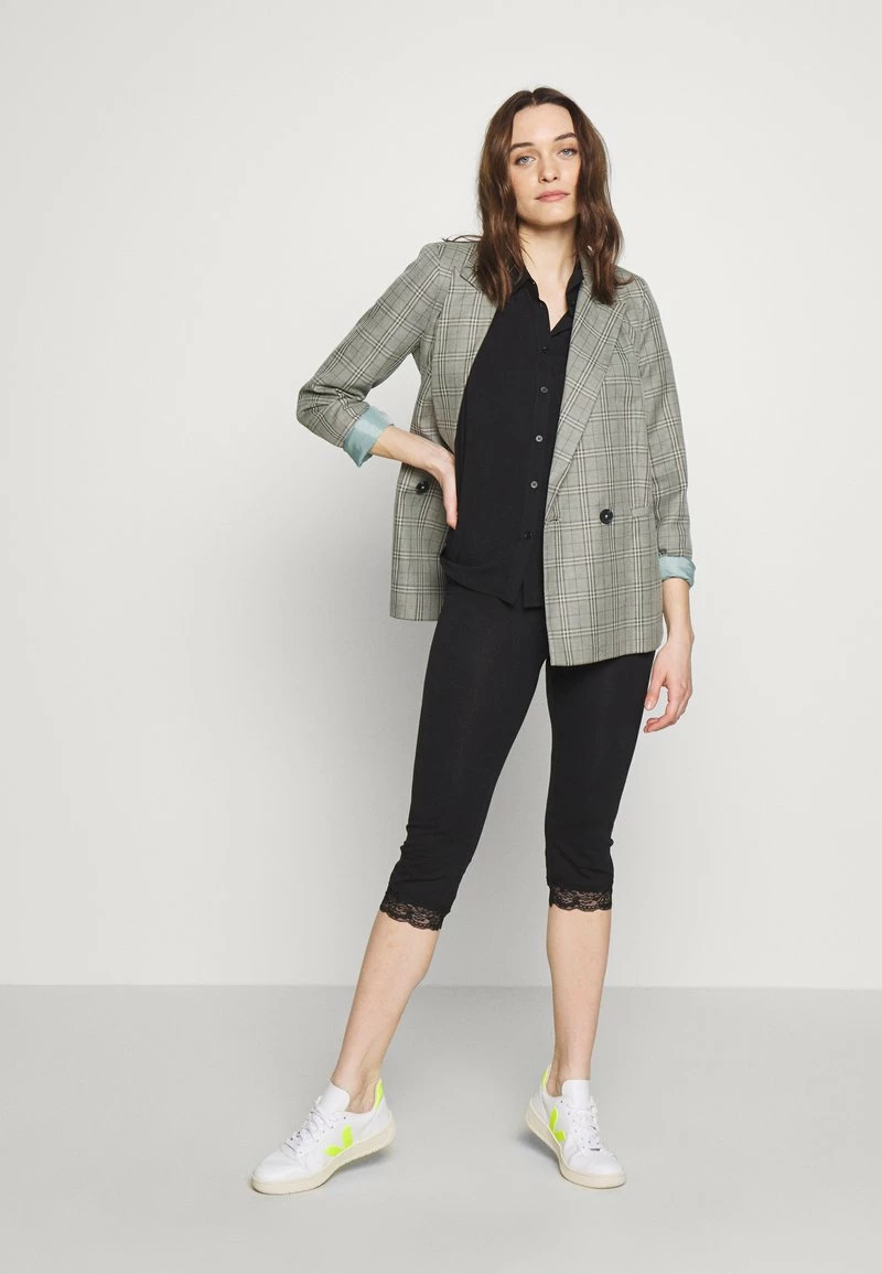 Anna Field Capri Leggings With Lace - Leggings - Black, Mujer 4 Anna Field Capri Leggings With Lace - Leggings - Black, Mujer - Imagen 2