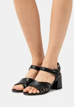 Anna Field LEATHER - Sandalias - Black, Mujer