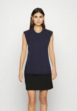 Anna Field Camiseta Básica - Dark Blue, Mujer