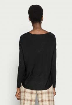 Anna Field RELAXED V-NECK - Jersey De Punto - Black, Mujer -ANNA FIELD Ventas fe7bfe03ed9b4b078cdbffe5e46aec66