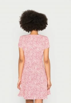 Anna Field Vestido Informal - Coral/white, Mujer -ANNA FIELD Ventas fe80829ea0e84fcaab1a47bcfc9d7608